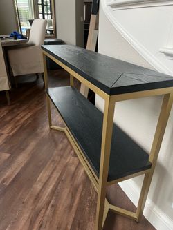Contemporary console table