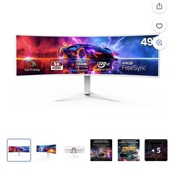 Crua 49inch curved monitor