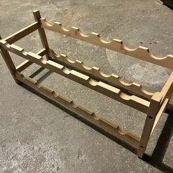 Small Wooden Wine Rack 
