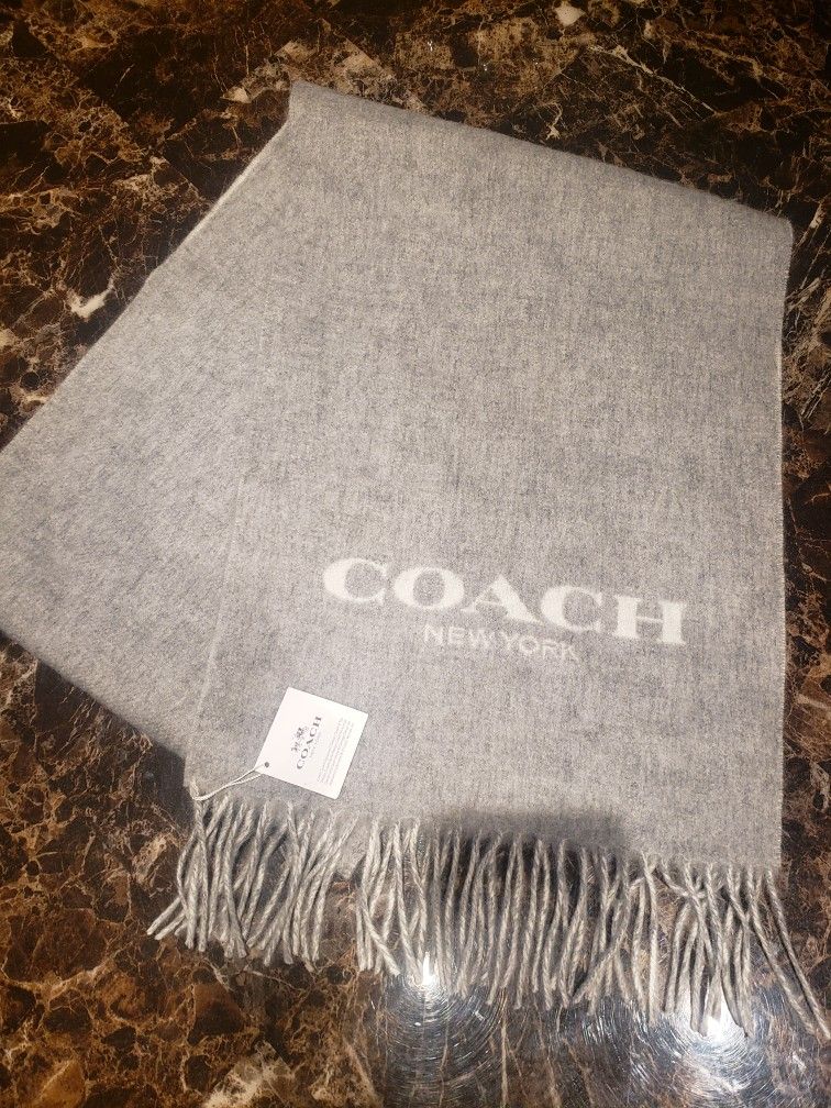 Brand New Coach Scarf With Tags