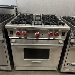 Wolf 30” Stainless Steel Gas Range Stove 