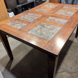 Dining Room Table + Extension+ 4 Chairs