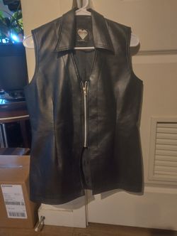 Faux Leather Vest