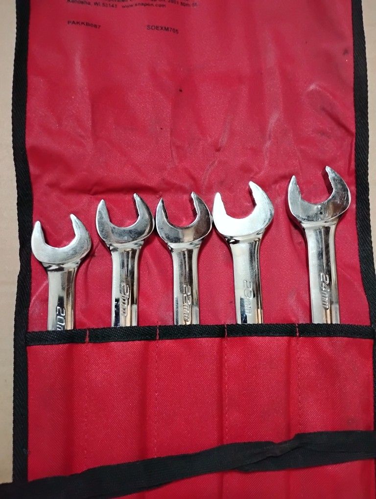 SnapOn Large Wrench Set