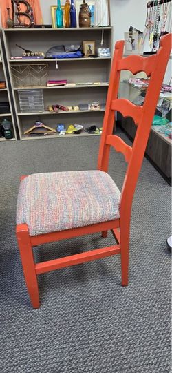 8 Red/Orange Chairs