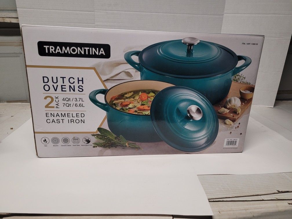 Tramontina Dutch Ovens Pack 4qt/7qt Pots