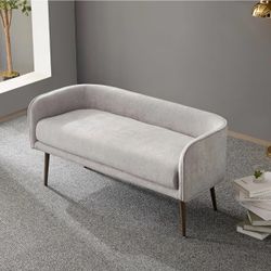 Bedroom Bench and Entryway Bench with Low backrest and armrests