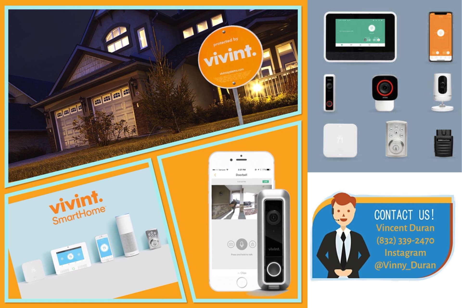 Vivint Home Security Equipment