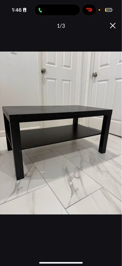 Like New Coffee IKEA black table