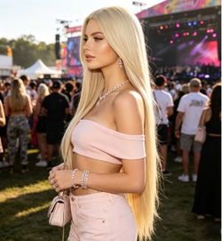 Blonde wig