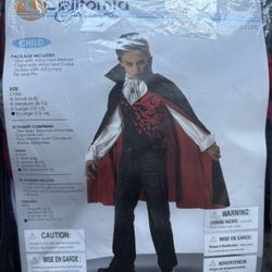 Vampire  Costume For Boys 12-14