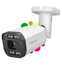 PANOEAGLE 8MP 5X Optical Zoom PoE IP Camera, 4k Varifocal Dual Light Bullet Security Camera
