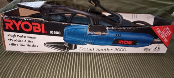 Factory Ryobi Electric Detail Sander 2000 With Bonus Sanding Pads Deal