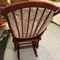 Glider Rocker W/Ottoman
