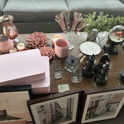 Home decor, Candle’s and Art Set