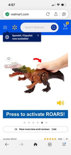 Jurassic World Dinosaur Action Figure with Roar