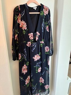 Love, Fire Floral Midi Dress