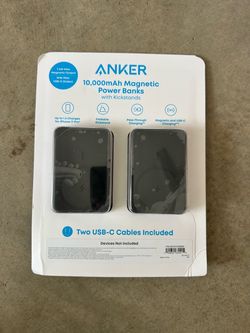 Anker 10,000mAh Magnetic Power Banks with Kickstands 2-Pack
