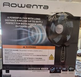 NEW Rowenta OutDoor Fansilent Turb