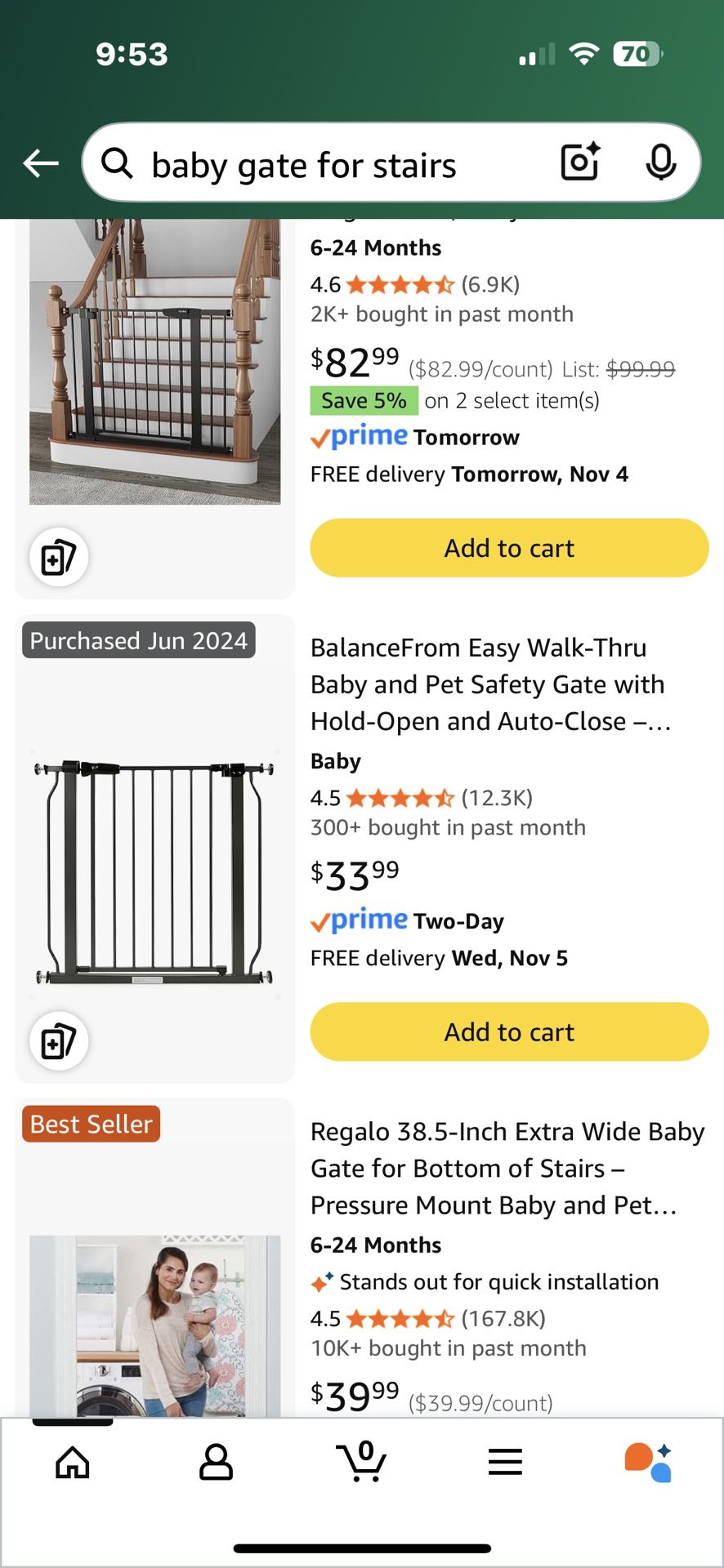 Stairway Baby Gate