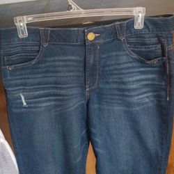 2 Pair Of Same Jeans Size 16 