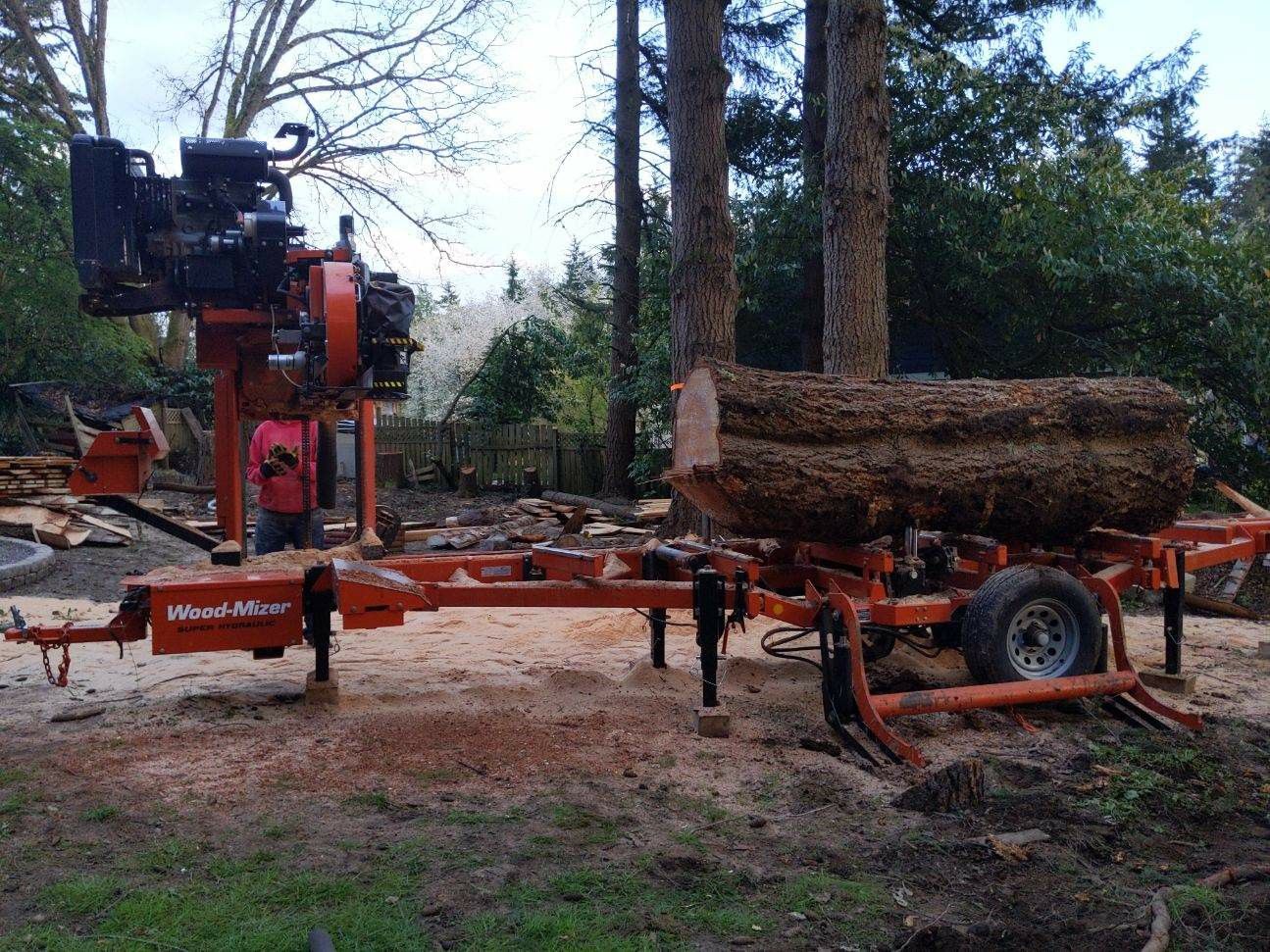 Portable sawmill for hire, Sawmill, Live Edge Slabs for Sale in Lake
