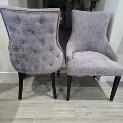 Chairs. Set Of 2 Decor Accent Chairs 
