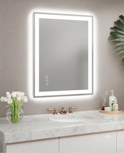 Smart LED Bathroom Mirror – Anti-Fog Lighted Mirror