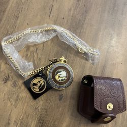 Native USA Bald Eagle Pocket Watch