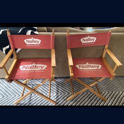 Vintage NALLEY International Division Directors Chairs 