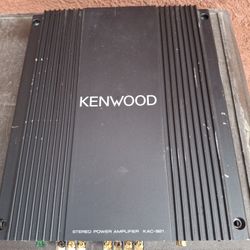 AMPLIFICADOR AMPLIFIER KENWOOD OLD SCHOOL 2 CHANELS GOOD CONDICIÓN ABLO ESPAÑOL 