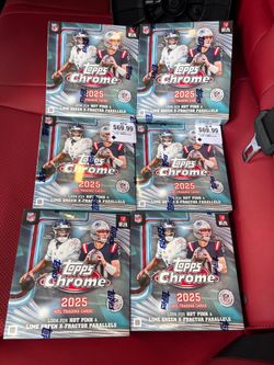 2025 NFL Chrome Mega boxes