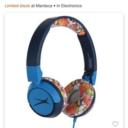 Altec Lansing Kid's Wired Over-Ear Headphones - Sports $10