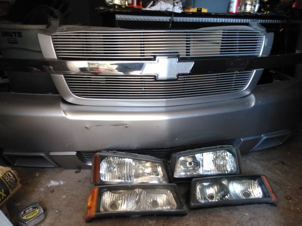 Chevy ss bumper lights and grill