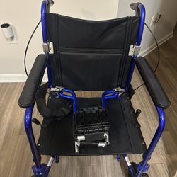 Medline Transport Wheelchair 