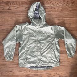 Pacific Trail Outdoor Wear Light Green Hooded Full Zip Waterproof Jacket XL