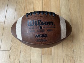 Vintage Wilson NCAA GST 1003 Leather Collegiate Football Team Read