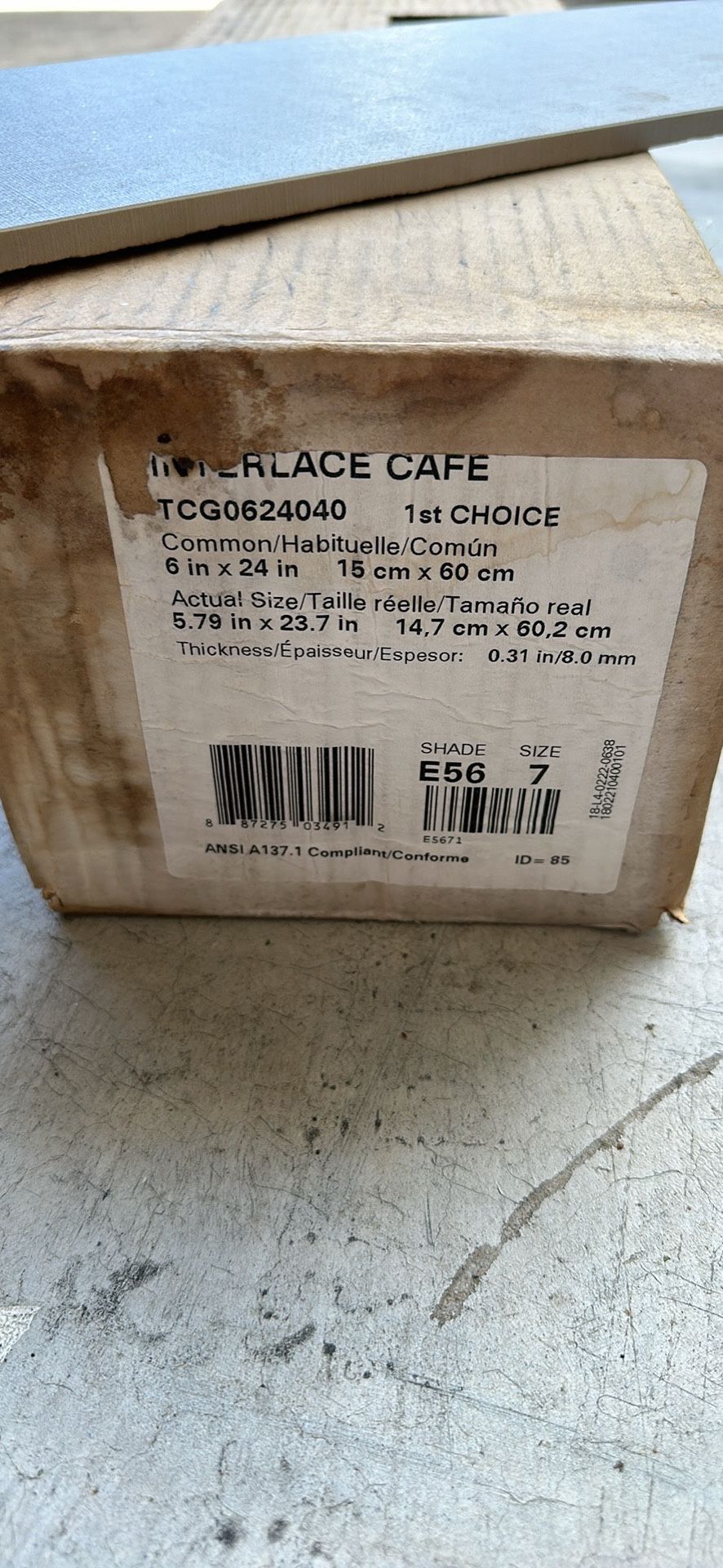 Interlace Cafe Tile TCG064040 price for 30 boxes