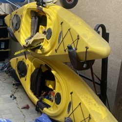 Kayaks  And Rack 