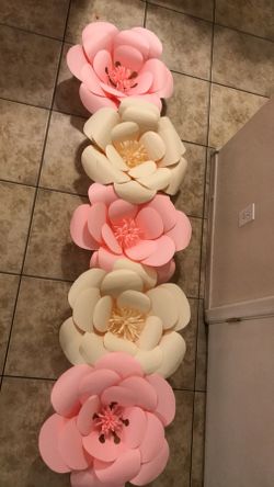 Flores de papel