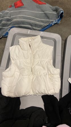 cropped snow vest