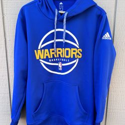 New NBA Adidas Climawarm Golden State Warriors Hoodie  Pullover Mens Large