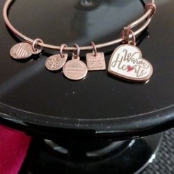 Alex And Ani Warm Hearts Bangle 