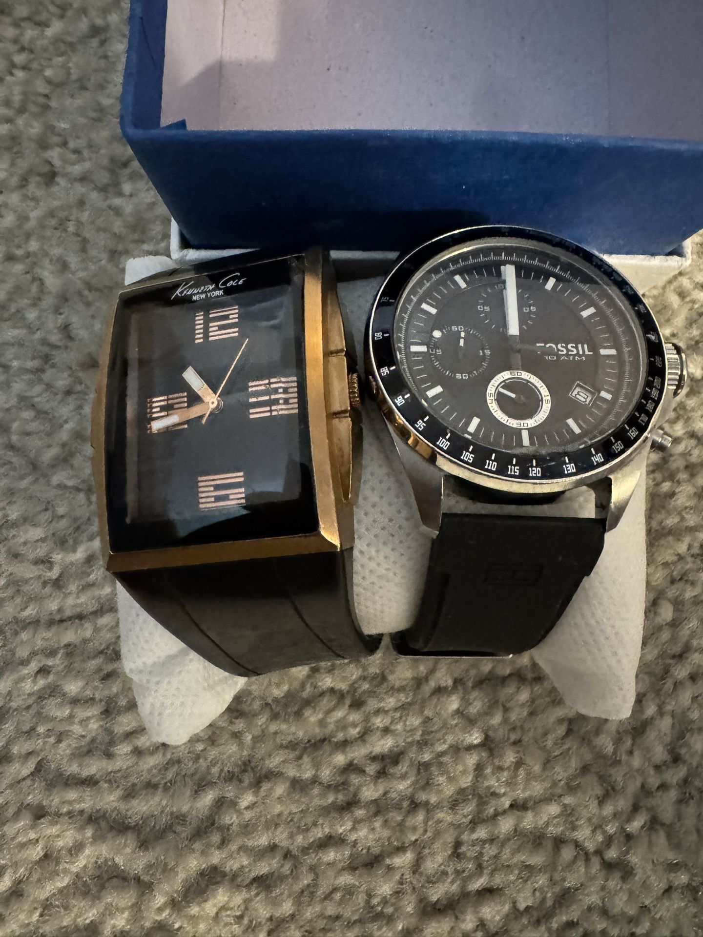 KENNETH COLE & FOSSIL MENS WATCH 2 watches