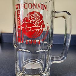 Wisconsin Badgers 94 Rose Bowl Large Beer Stein