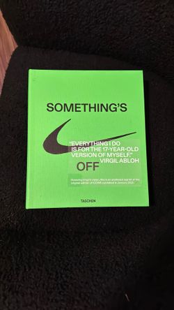 Virgil Abloh X Nike Icons Off White Book