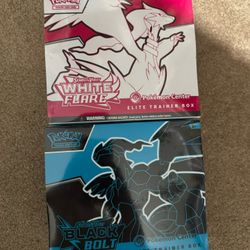 Pokemon White Flare And Black Bolt Pokemon Center ETB