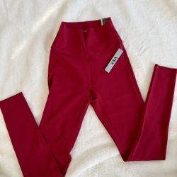 Victoria's Secret VSX leggings, Red, XS(will Fit SM)