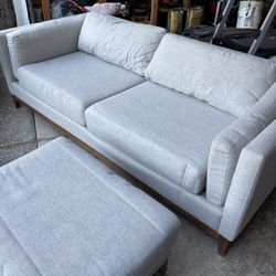 Couch w/ottoman 