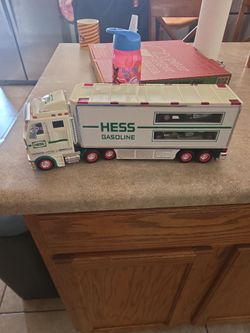 Hess Gasoline Toy Truck with Cars